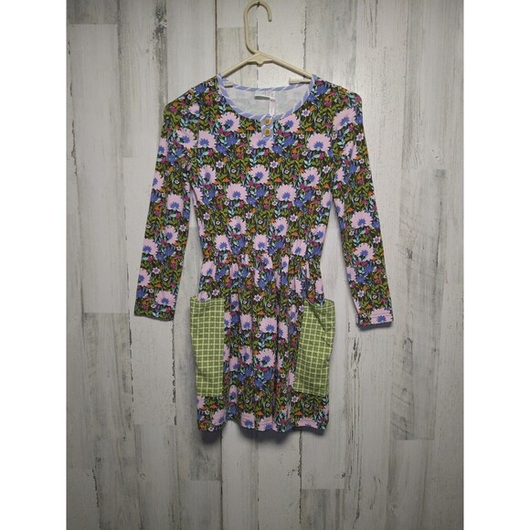 MATILDA JANE 435 TWEEN GIRLS  BEAUTIFUL  FLORAL LONG SLEEVE  DRESS GIRLS  10 - Picture 1 of 6